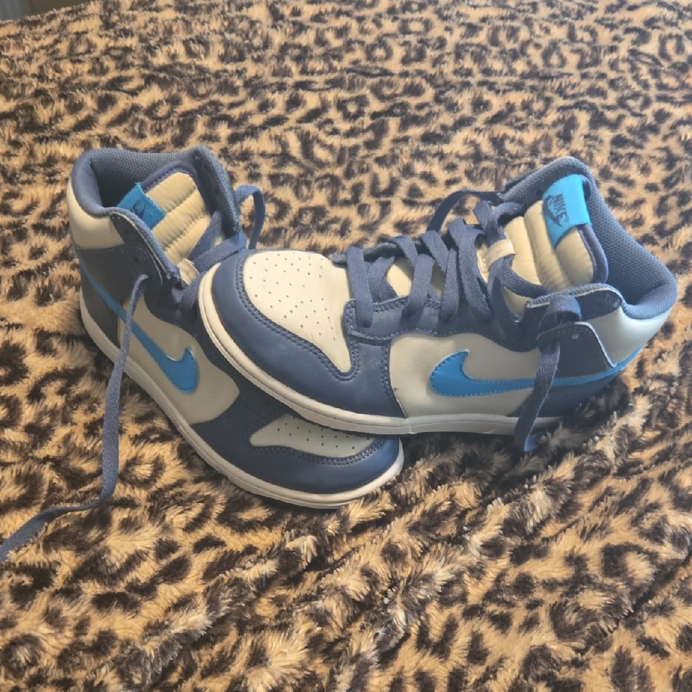 Nike Dunk High GS 'Light Bone Diffused Blue